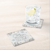 Dessous-de-verre Carré En Papier Choisissez qui vous servira - Joshua 24:15 (En situation)