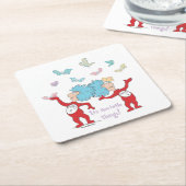 Dessous-de-verre Carré En Papier Chose Une Chose Deux C'est Les Petites Choses ! (Incliné)