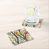 Dessous-de-verre Carré En Papier Chute moderne Abstrait scandinave (En situation)