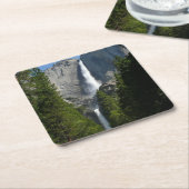 Dessous-de-verre Carré En Papier Chutes Yosemite II du parc national Yosemite (Incliné)