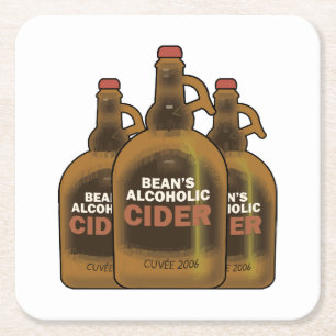 Dessous-de-verre Carré En Papier Cider de Bean