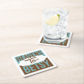 Dessous-de-verre Carré En Papier Cieux à Betsy (En situation)