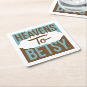 Dessous-de-verre Carré En Papier Cieux à Betsy (Incliné)