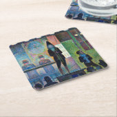 Dessous-de-verre Carré En Papier Cirque Sideshow, Seurat (Incliné)