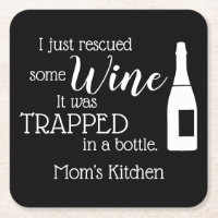 Citation personnalisée de maman amateur de vin drô