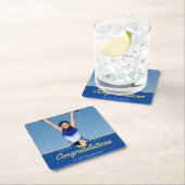 Dessous-de-verre Carré En Papier classe 2023, (En situation)