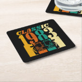 Dessous-de-verre Carré En Papier Classic 1983 42e anniversaire (Incliné)