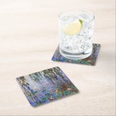Dessous-de-verre Carré En Papier Claude Monet - Lys d'eau (En situation)
