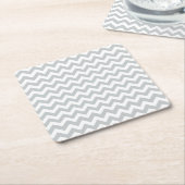 Dessous-de-verre Carré En Papier Cliquez sur Personnaliser pour modifier Gris en co (Incliné)