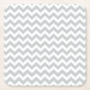 Dessous-de-verre Carré En Papier Cliquez sur Personnaliser pour modifier Gris en co