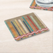 Dessous-de-verre Carré En Papier Clôtures en papier II (Incliné)