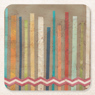 Dessous-de-verre Carré En Papier Clôtures en papier II