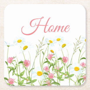 Dessous-de-verre Carré En Papier Clovers & Daisy