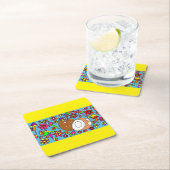 Dessous-de-verre Carré En Papier Cocoanut Tropical Sorbet Air Freshener (En situation)