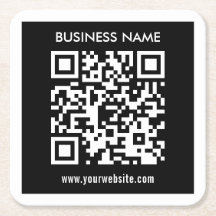 Code QR modifiable (généré instantanément) | Noir