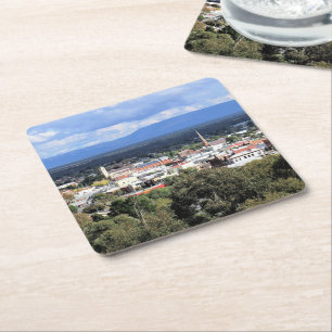 Dessous-de-verre Carré En Papier Cœur de Stawell et des Grampians