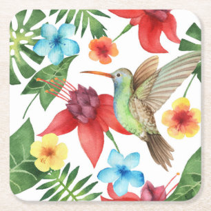 Dessous-de-verre Carré En Papier Colibri 2