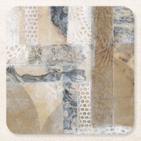 Collage de dentelle I