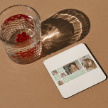 Dessous-de-verre Carré En Papier Collage de monnaie moderne photo papa meilleur cad<br><div class="desc">Modern Mint Collage Photo Dad Best Gift est un cadeau unique et personnalisé qui est parfait pour toute occasion comme la Fête des pères, les anniversaires, ou toute autre journée spéciale qui honore les pères. Ce cadeau est conçu pour présenter les moments et les souvenirs spéciaux que vous avez partagés...</div>