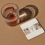 Dessous-de-verre Carré En Papier Collage moderne Photo Love You Grand-père Meilleur<br><div class="desc">Collage moderne Photo Love You Grand-père Meilleur Cadeau</div>