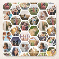 Collage photo Motif Hexagon géométrique