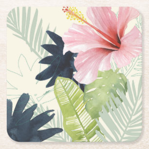 Dessous-de-verre Carré En Papier Collection Tropical Punch