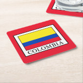 Dessous-de-verre Carré En Papier Colombie (Incliné)