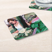 Dessous-de-verre Carré En Papier Comment aimes-tu ces melons ? (Incliné)