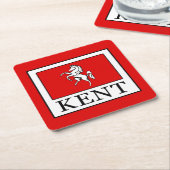 Dessous-de-verre Carré En Papier Comté de Kent (Incliné)