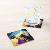 Dessous-de-verre Carré En Papier Concert de piano (En situation)