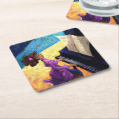 Dessous-de-verre Carré En Papier Concert de piano (Incliné)