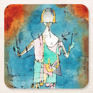Dessous-de-verre Carré En Papier Conducteur de musique (Joueur), Klee