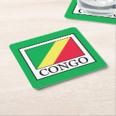 Dessous-de-verre Carré En Papier Congo (Incliné)