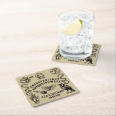 Dessous-de-verre Carré En Papier Conseil de discussion Communication de l'esprit (En situation)