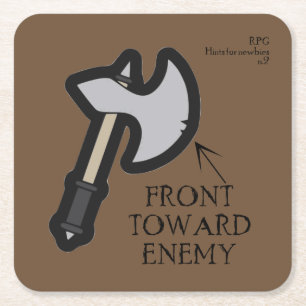 Dessous-de-verre Carré En Papier Conseil RPG