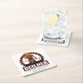 Dessous-de-verre Carré En Papier Constructeur moderne Handyman Professionnel de la  (En situation)