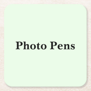 Dessous-de-verre Carré En Papier Continuez à défiler pour voir ces stylos photo
