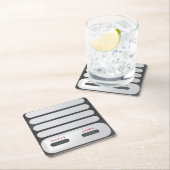 Dessous-de-verre Carré En Papier Contrôleur système de jeu (En situation)