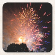Corbeille en papier pour feux d'artifice