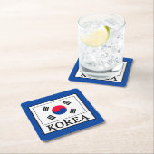 Dessous-de-verre Carré En Papier Corée (En situation)