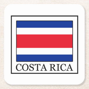 Dessous-de-verre Carré En Papier Costa Rica