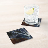 Dessous-de-verre Carré En Papier Côté foncé 7 (En situation)