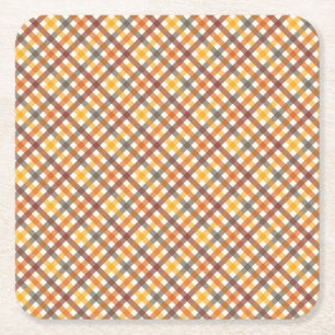 Dessous-de-verre Carré En Papier Couleurs d'automne prédéfinies