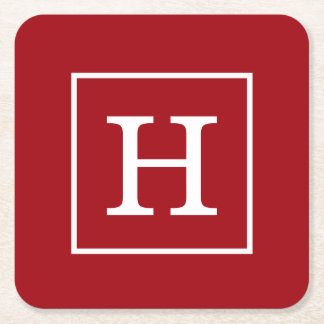 Dessous-de-verre Carré En Papier Cranberry