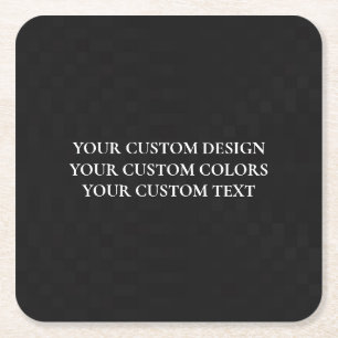 Dessous-de-verre Carré En Papier Créez votre propre personnalisation