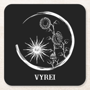 Dessous-de-verre Carré En Papier Crest