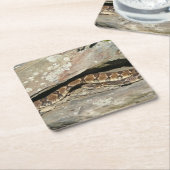 Dessous-de-verre Carré En Papier Crotale dans le parc national de Shenandoah (Incliné)