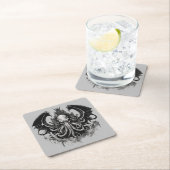 Dessous-de-verre Carré En Papier Cthulhu (En situation)