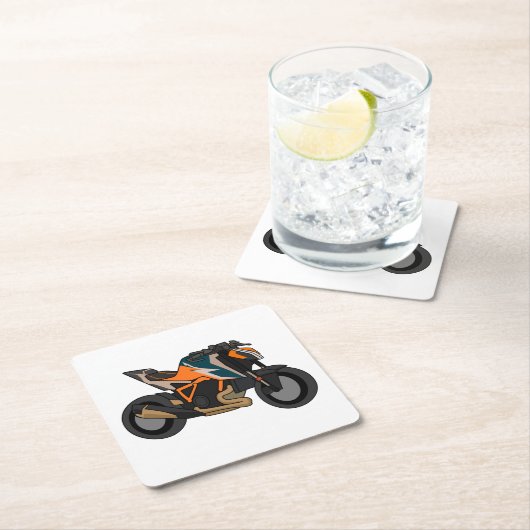 Dessous-de-verre Carré En Papier CTM 1290 SuperDuke Style simple (En situation)