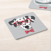 Dessous-de-verre Carré En Papier Dalmate à la mode (Incliné)